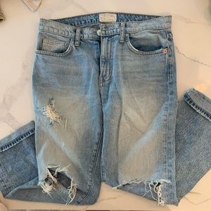Current Elliot distressed jeans